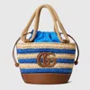 Gucci Woven Mini Bucket Bag