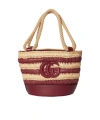 Gucci Woven Mini Bucket Bag