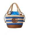 Gucci Woven Mini Bucket Bag