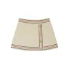 Gucci Gold-tone Buttoned High-waisted Wrap Skirt