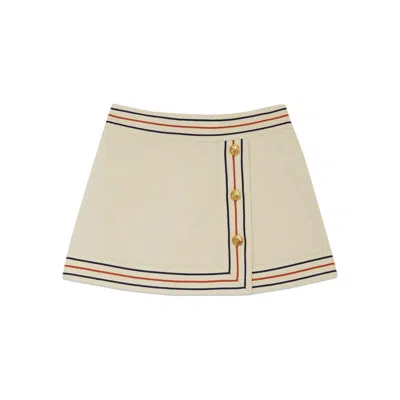 Gucci Wrap Skirt In Beige