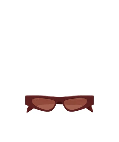 Gucci Ww Runway Sunglasses In Brown
