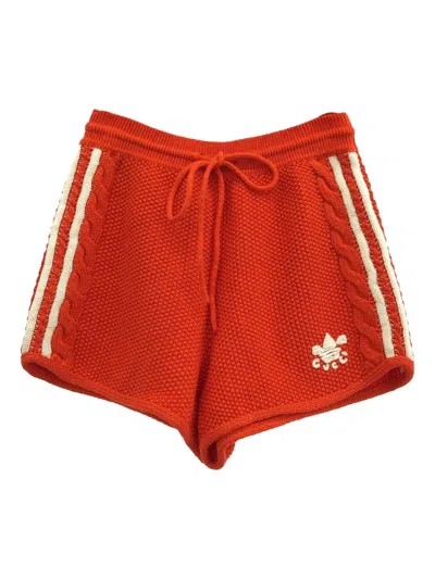 Pre-owned Gucci X Adidas 10's Knitted Shorts In Red