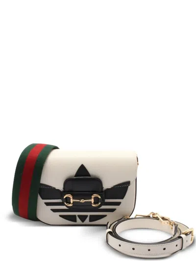Pre-owned Gucci X Adidas 1955 Horsebit Small Shoulder Bag