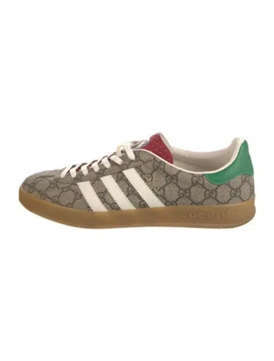 Pre-owned Gucci X Adidas 2022 Gg Supreme Sneakers In Brown