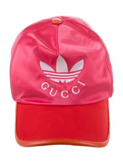 Pre-owned Gucci X Adidas 2022 Mc Rolly Baseball Cap In Pink