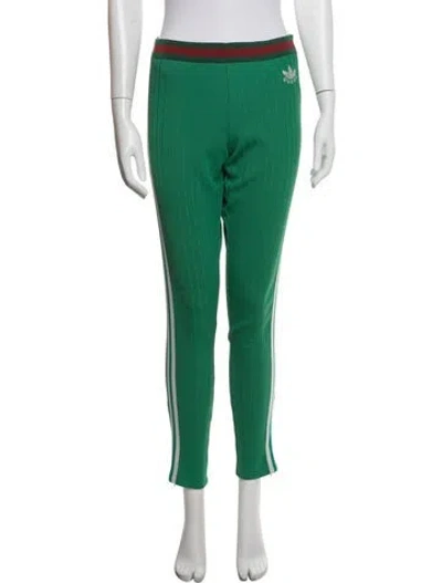 Pre-owned Gucci X Adidas 2022 Striped Sweatpants In Green