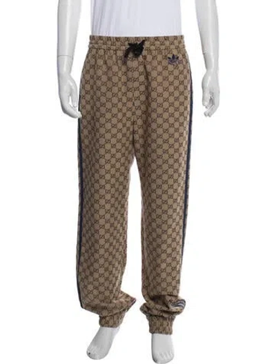 Pre-owned Gucci X Adidas 2023 Joggers In Brown
