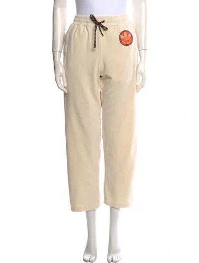 Pre-owned Gucci X Adidas 2023 Wide Leg Pants In Neutral