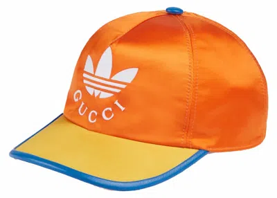 Pre-owned Gucci X Adidas Baseball Hat In Orange