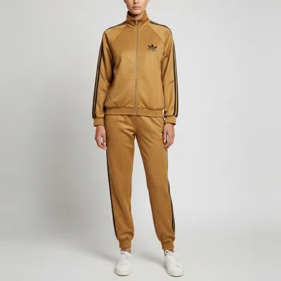 Pre-owned Gucci X Adidas Beige Jersey Track Jacket And Sweatpants Set L