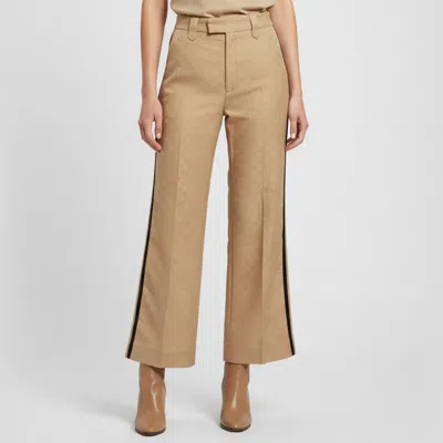 Pre-owned Gucci X Adidas Beige Monogram Jacquard Straight Fit Pants L In Sand