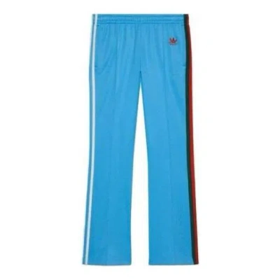 Gucci X Adidas Cotton Jersey Sweatpants 'light Blue'