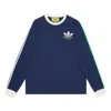 Gucci X Adidas Cotton Jersey T-shirt 'dark Blue'