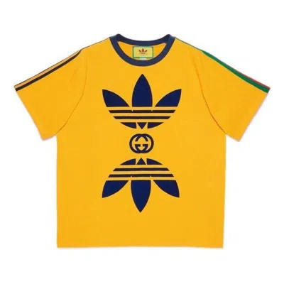 Gucci X Adidas Cotton Jersey T-shirt 'yellow'
