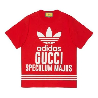 Gucci X Adidas Cotton T-shirt 'red'