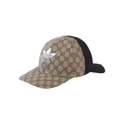 Pre-owned Gucci X Adidas Double Sided Baseball Hat 'black/beige' | Men's Size M