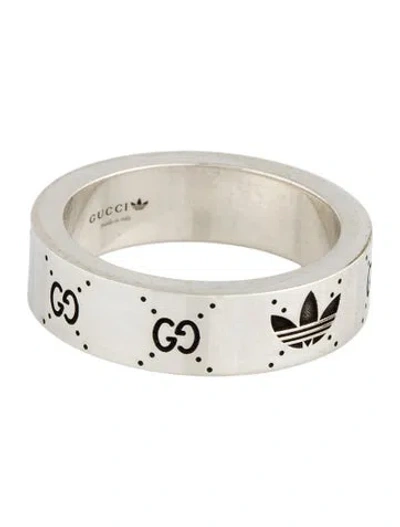 Pre-owned Gucci X Adidas Engraved Gg Band In Multi