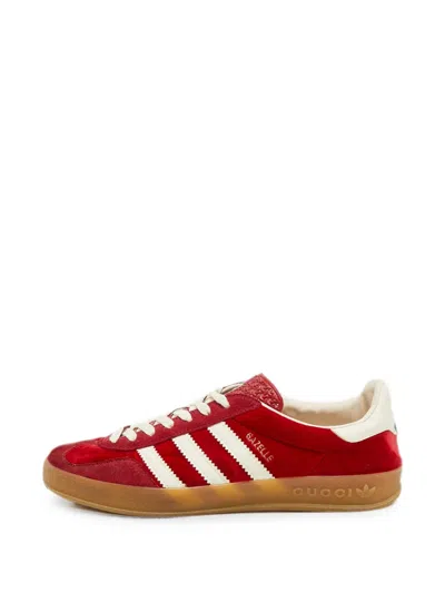 Pre-owned Gucci X Adidas Gazelle Low-top Sneakers In Red
