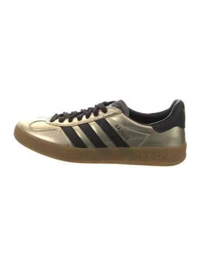 Pre-owned Gucci X Adidas Gazelle Sneakers In Gold