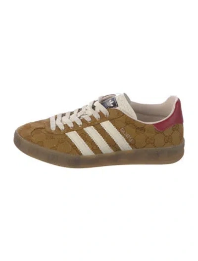Pre-owned Gucci X Adidas Gazelle Sneakers In Neutral