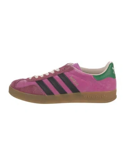 Pre-owned Gucci X Adidas Gazelle Sneakers In Purple