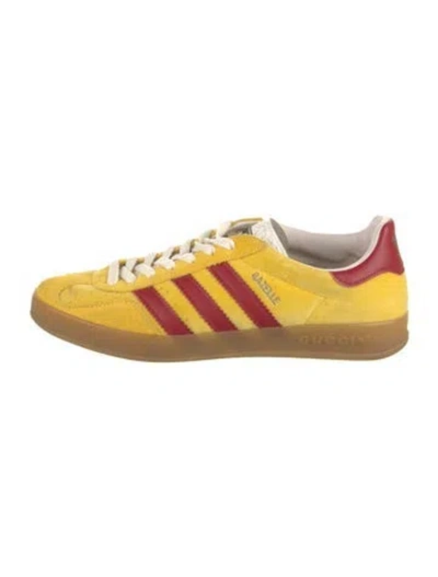 Pre-owned Gucci X Adidas Gazelle Sneakers In Yellow