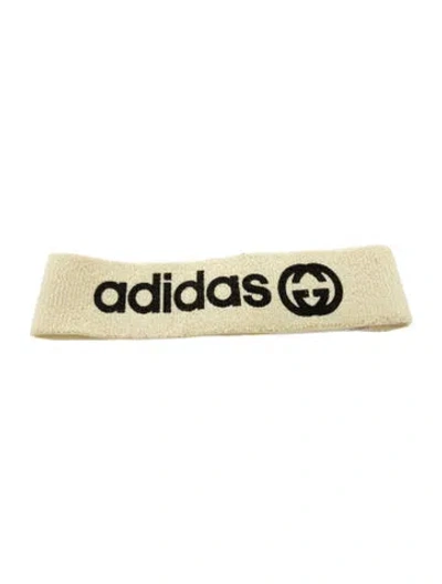 Pre-owned Gucci X Adidas Graphic Logo Headband In Multi