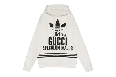 Pre-owned Gucci X Adidas Hoodie White