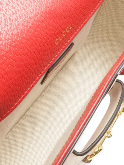 Pre-owned Gucci X Adidas Horsebit 1955 Shoulder Bag In Red