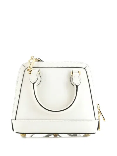 Pre-owned Gucci X Adidas Horsebit 1955 Top Handle Bag Leather With Applique Mini Satchel In Black