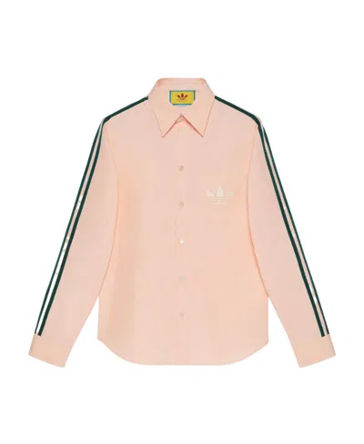 Gucci X Adidas Logo Shirt In Pink