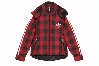 Pre-owned Gucci X Adidas Padded Jacket Red/black