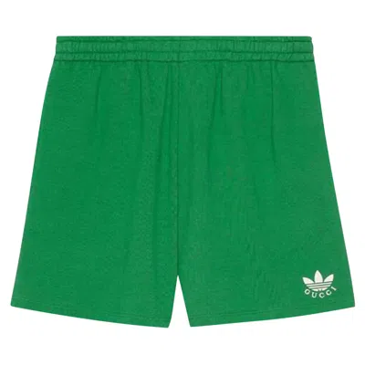 Pre-owned Gucci X Adidas Shorts 'green' | Men's Size S