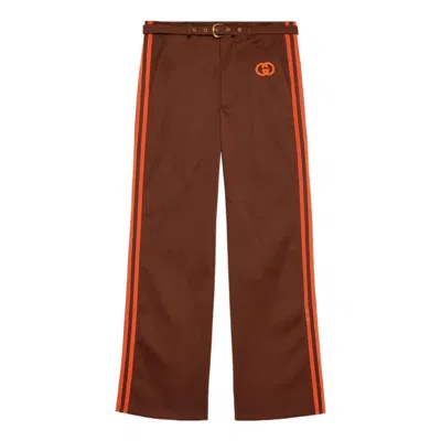 Gucci X Adidas Track Pants 'dark Brown'