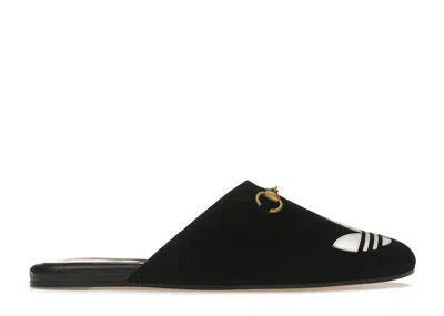 Pre-owned Gucci X Adidas Trefoil Slipper (women's) Sneakers In Black