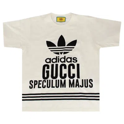 Pre-owned Gucci X Adidas T-shirt 'white' | Men's Size Xs