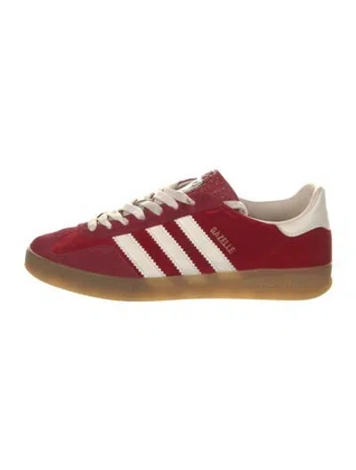 Pre-owned Gucci X Adidas Velvet Sneakers In Red