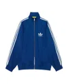 Gucci X Adidas Zipper Casual Jacket In Blue