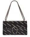 Gucci X Balenciaga Dionysus Small Leather Shoulder Bag In Black