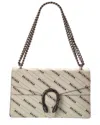 Gucci X Balenciaga Dionysus Small Leather Shoulder Bag In White