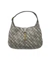 Gucci X Balenciaga Gg Supreme Shoulder Bag In Grey
