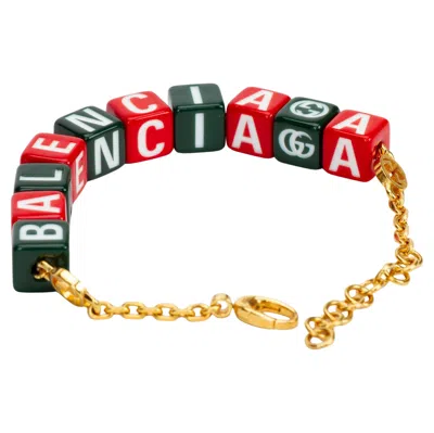 Pre-owned Gucci X Balenciaga Hacker Proj Bracelet New In Box In Multi