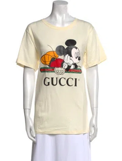 Pre-owned Gucci X Disney 2020 Graphic Print T-shirt W/ Tags In Neutral