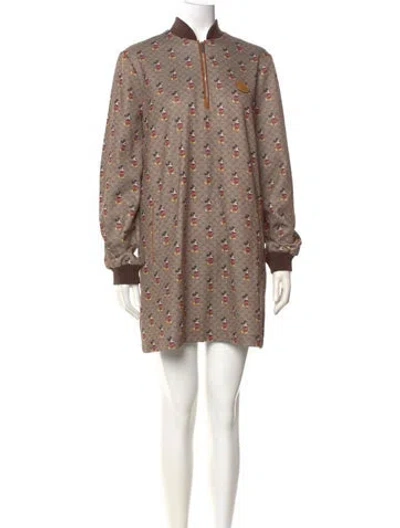 Pre-owned Gucci X Disney 2020 Mini Dress W/ Tags In Brown
