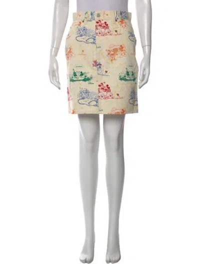 Pre-owned Gucci X Disney 2020 Mini Skirt W/ Tags In Yellow