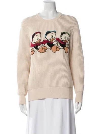 Pre-owned Gucci X Disney 2021 Graphic Print Sweater In Neutral