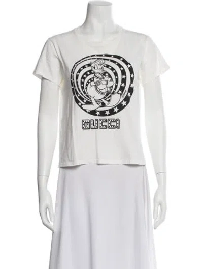 Pre-owned Gucci X Disney 2021 Graphic Print T-shirt In Neutral