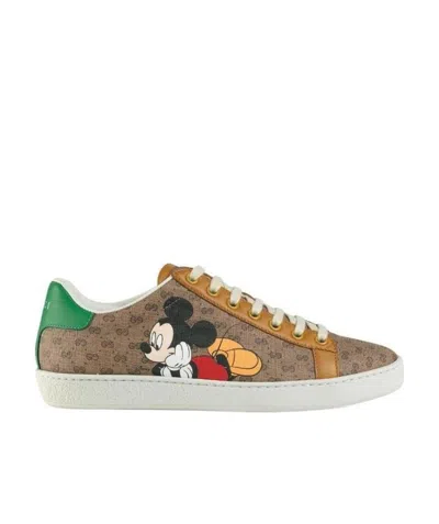 Gucci X Disney Ace Casual Trainers In Multicolor