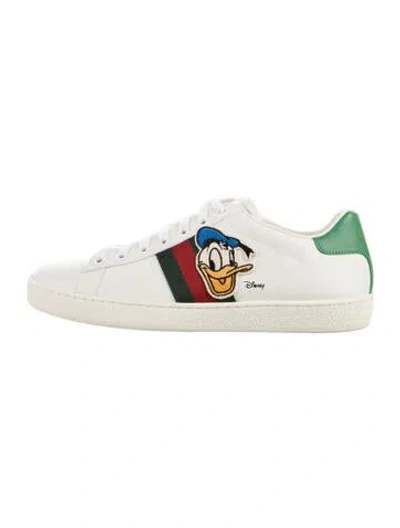 Pre-owned Gucci X Disney Ace Sneakers In White